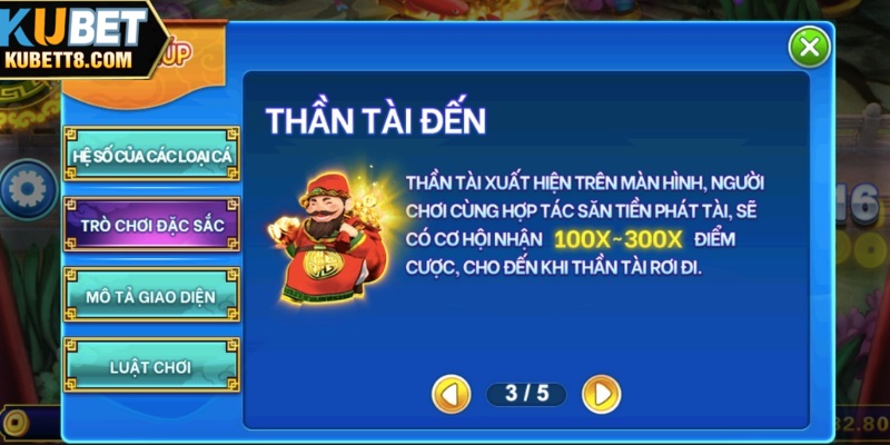 Bắn Cá Thần Tài Hướng Dẫn Cách Chơi Chi Tiết Cho Người Mới Biểu tượng đặc biệt trong game với giá trị hấp dẫn