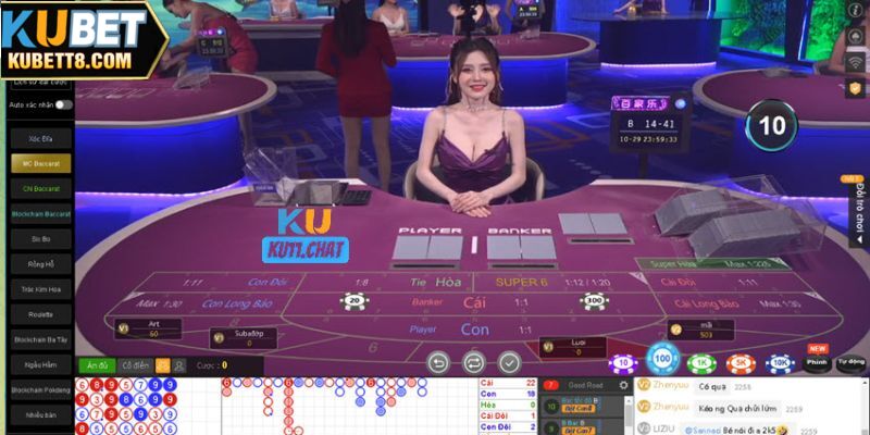 KUBET | LINK ĐỘC QUYỀN NHÀ CÁI UY TÍN Sảnh casino gây ấn tượng mạnh bởi dàn Dealer nóng bỏng, xinh đẹp